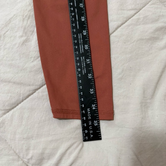 Madewell MWL Women’s Athletic Leggings Dusty Rose Red Activewear Size XS - Picture 6 of 8